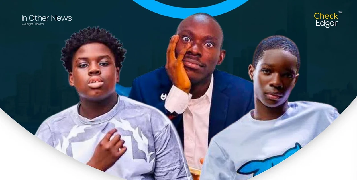Ochacho, Bolu and Geh Geh display various expressions.