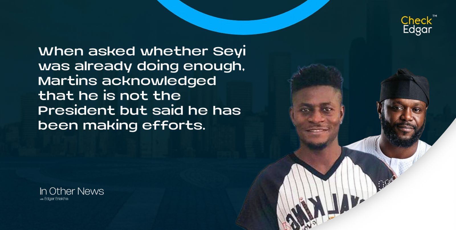 Cover image for “Obafemi Martins Says Seyi Tinubu Should Be NFF President, Seyi Is Now Contesting With Five Others, and Martins Just Joined His Campaign Team.”